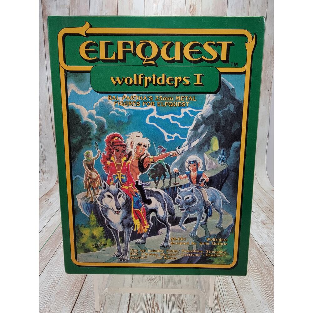 ElfQuest 25mm Wolfriders I - Ral Partha metal figures - Good